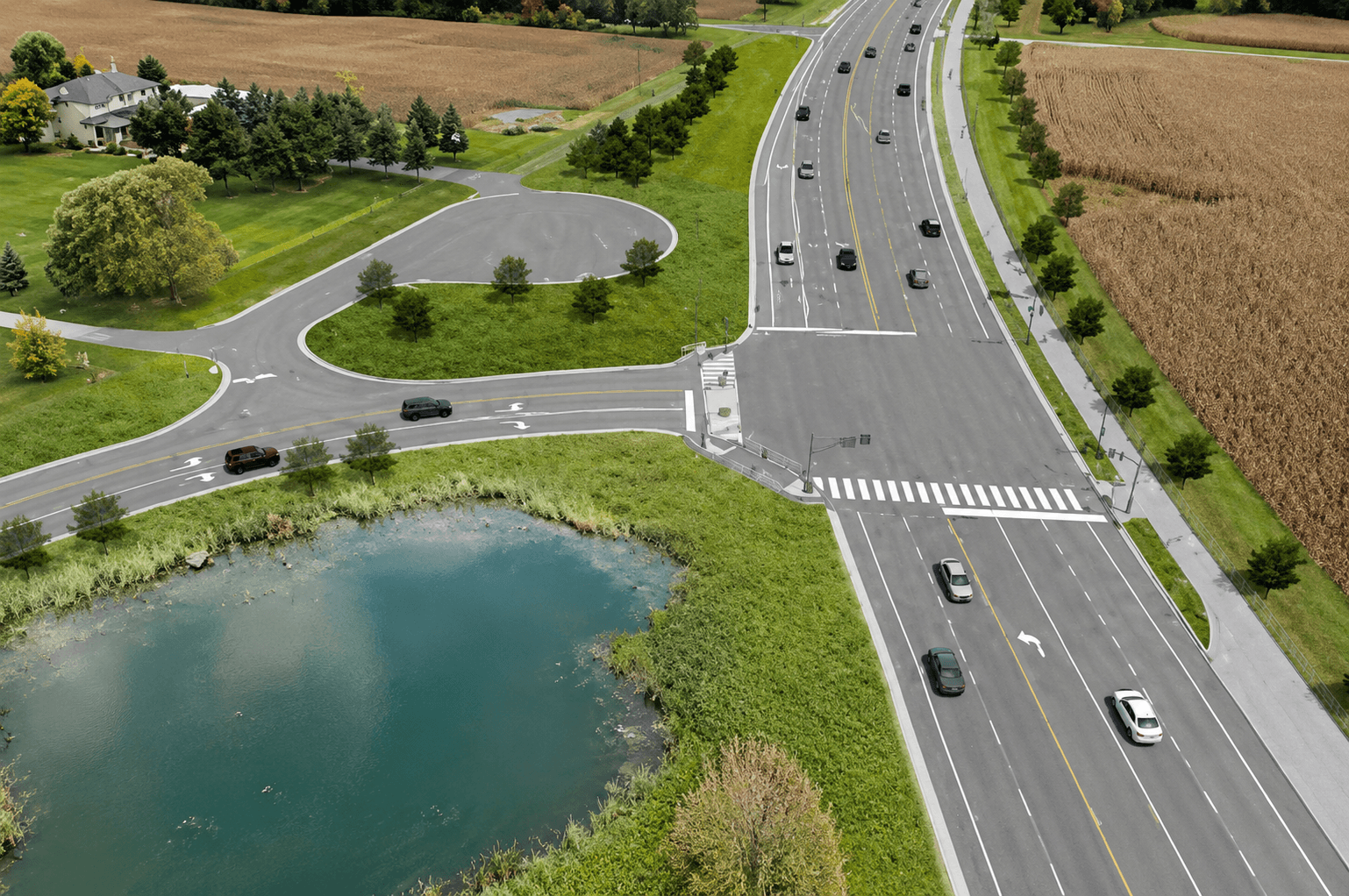 Trafalgar Road Widening and South Georgetown Servicing Watermain Project in the Town of Halton Hills